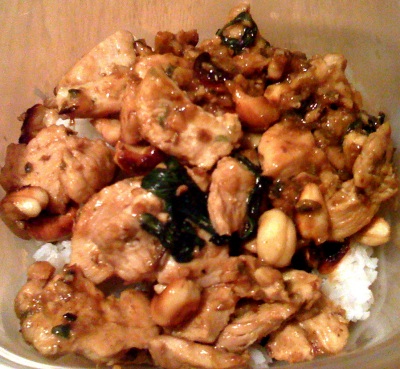 Chicken with Thai Basil and Cashews