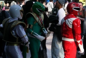 Mighty Morphing Power Rangers Check Their Coat