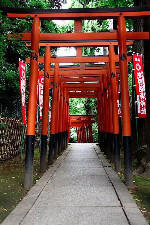 Entry to shrin in Ueno Park