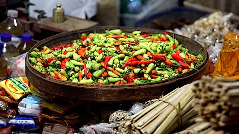 Chilis at Ubud Market
