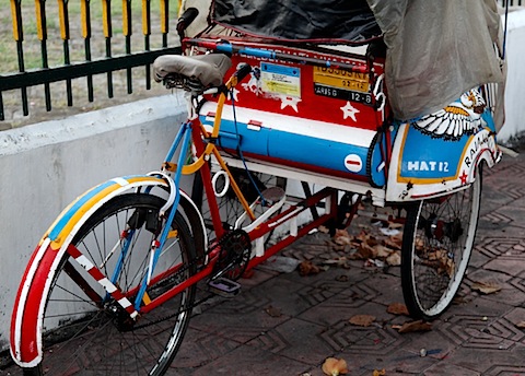 Becak (trishaw)