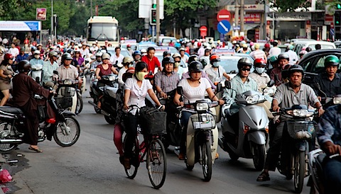 Crazy Hanoi Traffic