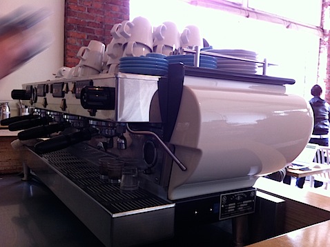Coffee Machine at Cafe Prado