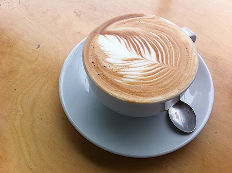 Latte at Cafe Prado