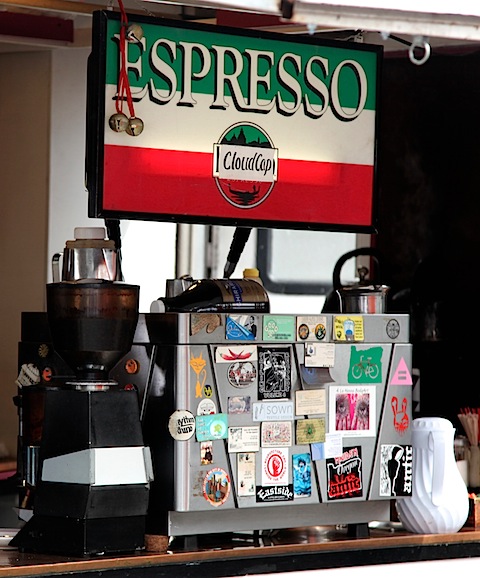 Espresso at Saturday Market