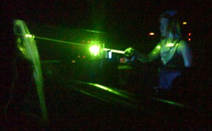 Laser girl