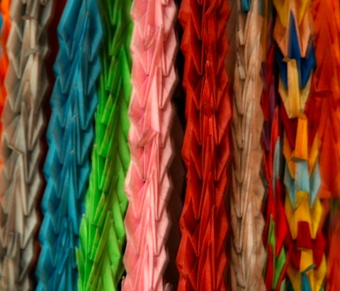 Paper Cranes at Fushimi Inari Shrine