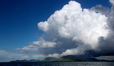 Rainbow near Semporna