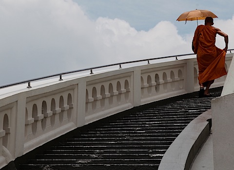 Monk at Golden Mount