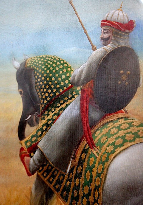 Picture of Maharaja on Horse