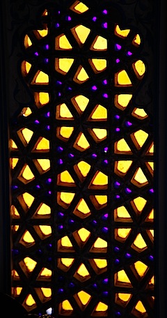 Stone window at Udaipur Palace