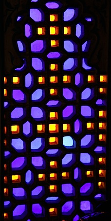Stone window at Udaipur Palace