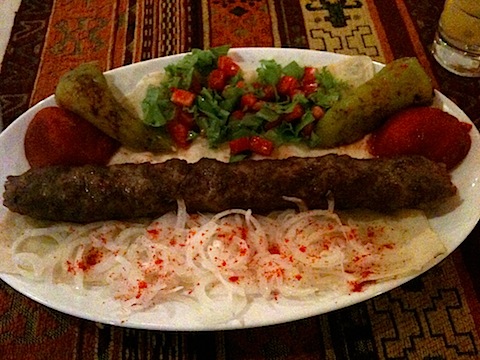 Ground Lamb Shish Kebab