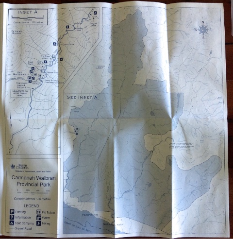 Carmanah Trail Map