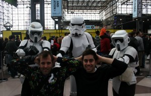 Mike and I busted by Storm Troopers