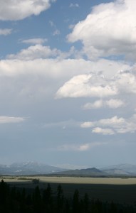 Sky seen from Grand Teton