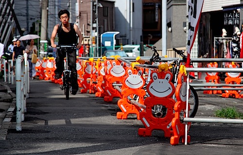 Frog Characters at Construction Site