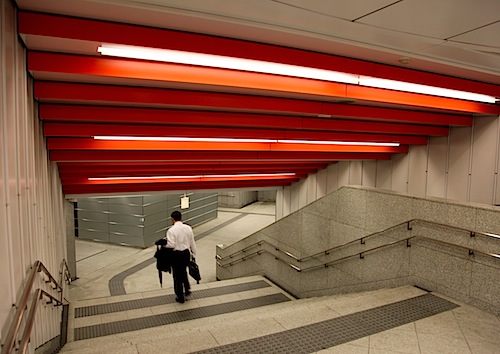 Man in Shinjuku Station