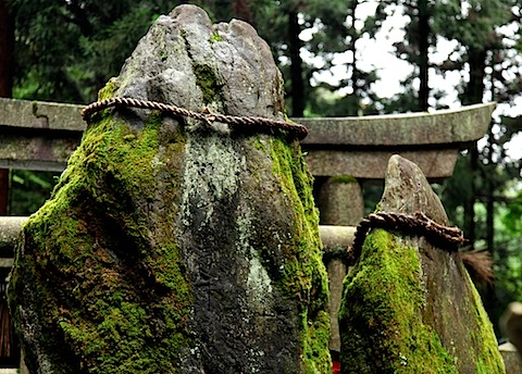 Statue at Fushimi Inari Shrine