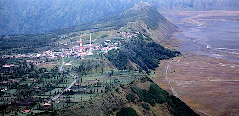 Town Near Bromo plus Valley