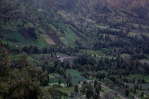 Bromo Town at Sunrise