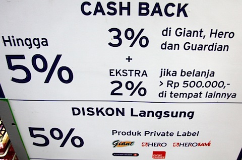 Cash Back Sign