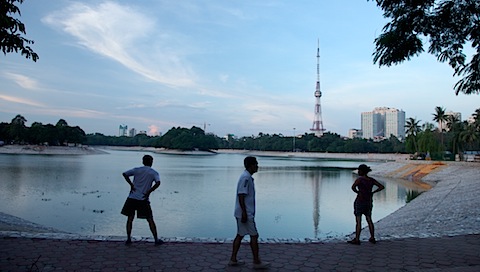 Exercise in Lenin Park