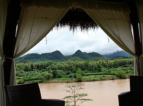 View of Nam Khan from Elephant Village