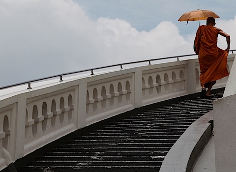 Monk at Golden Mount