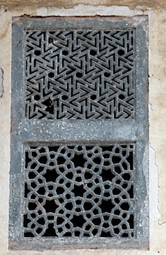 Stone window at Udaipur Palace