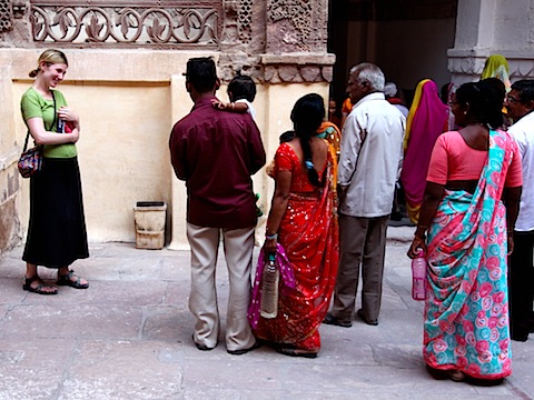 Wendy, the center of Indian attention