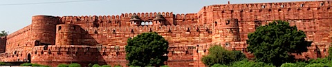 Wall of Agra Fort