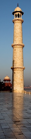 Reflecting Tower at Taj Mahal