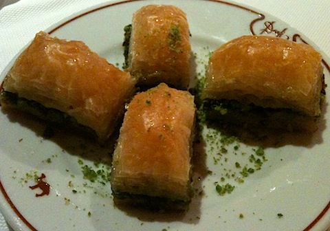 Baklava at Develi