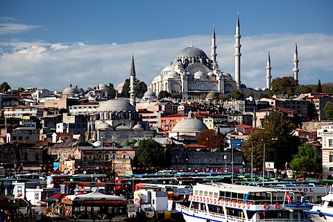 View from Galata Bridge