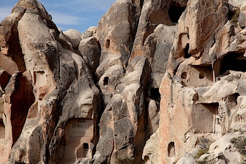 Cave Dwellings Near Goreme Open-Air Museum