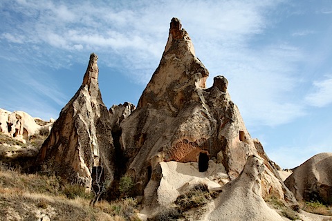 Cave Dwellings Near Goreme Open-Air Museum