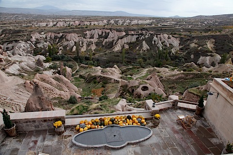 View from Cafe at Argos In Cappadocia