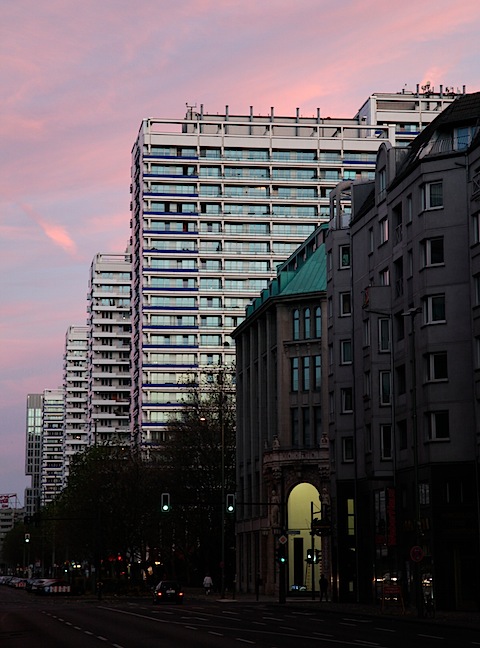 Sunset on Leipzigerstrasse