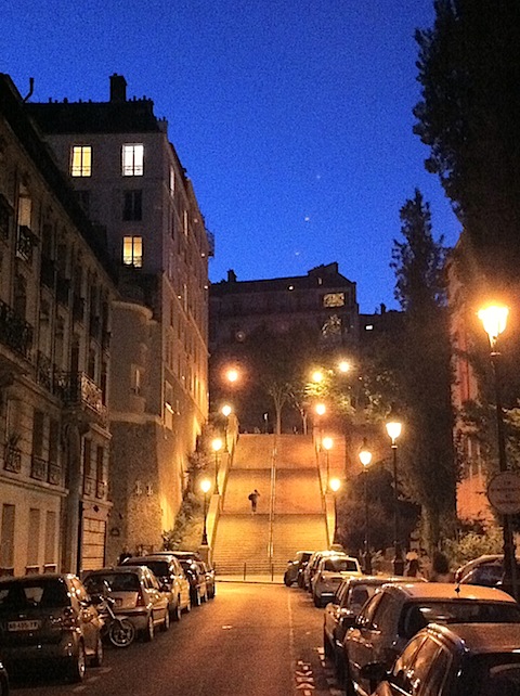 Steps near Palais de Tokyo