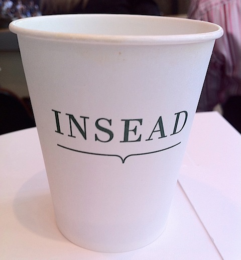 INSEAD coffee cup