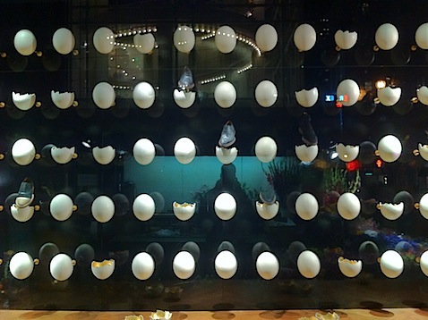 Chanel Window of Ostrich Eggs