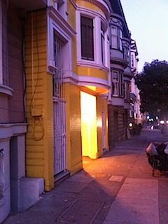 Victorian Houses at Dusk