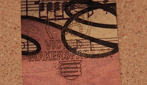 Victoria Makerspace Laser-Cut Bookmarks