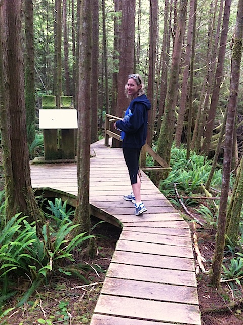 Wen at Rainforest Trail