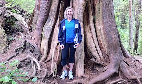 Wendy at Rainforest Trail