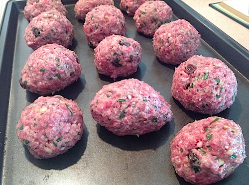 Meatballs Before