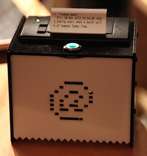 1 month of tweets (Little printer)