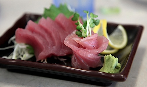 Ahi Sashimi at Ocean Sushi