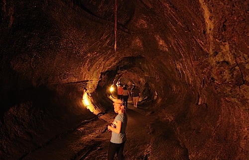 Wendy in Thurston Lava Tube